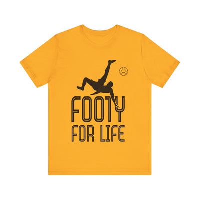 Men's Footy For Life Jersey Short Sleeve Tee - Futbolkingdom