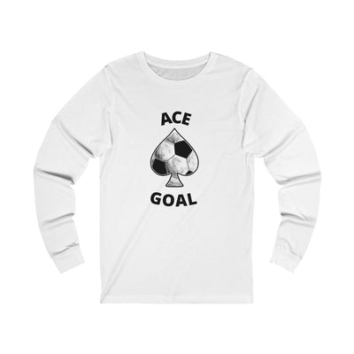 "Ace Goal" Unisex Jersey Long Sleeve Tee - Futbolkingdom