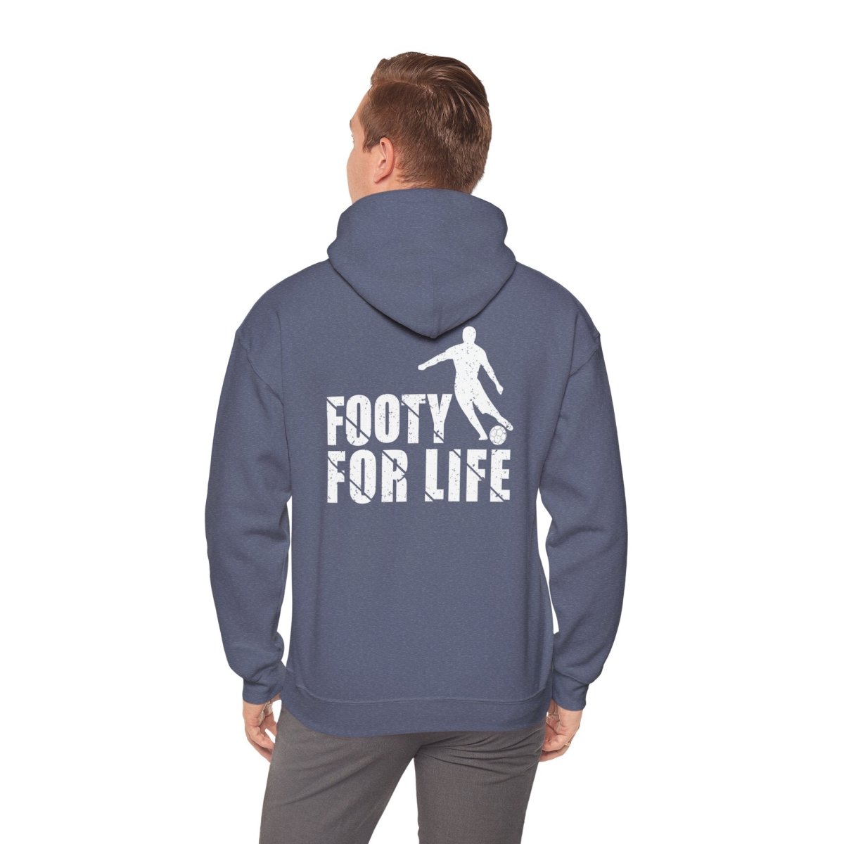 "Footy For Life" Heavy Blend™ Hoodie, Hooded Sweatshirt - Futbolkingdom