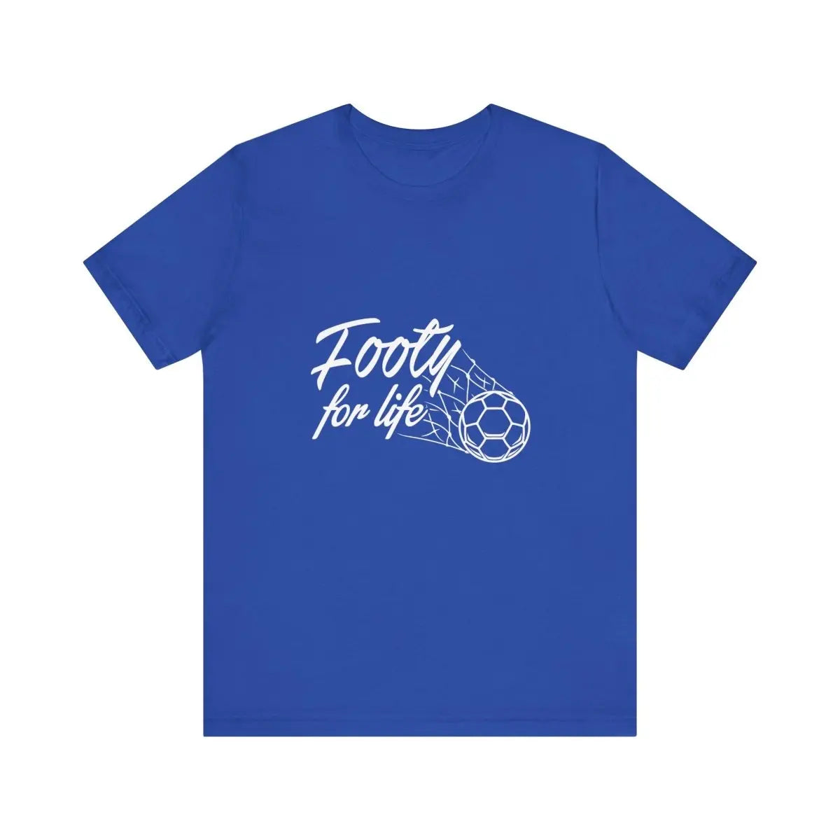 "Footy For Life" Jersey Short Sleeve Tee - T-Shirt by Futbol Kingdom