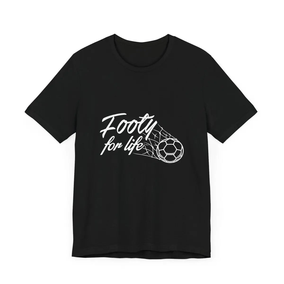 "Footy For Life" Jersey Short Sleeve Tee - T-Shirt by Futbol Kingdom