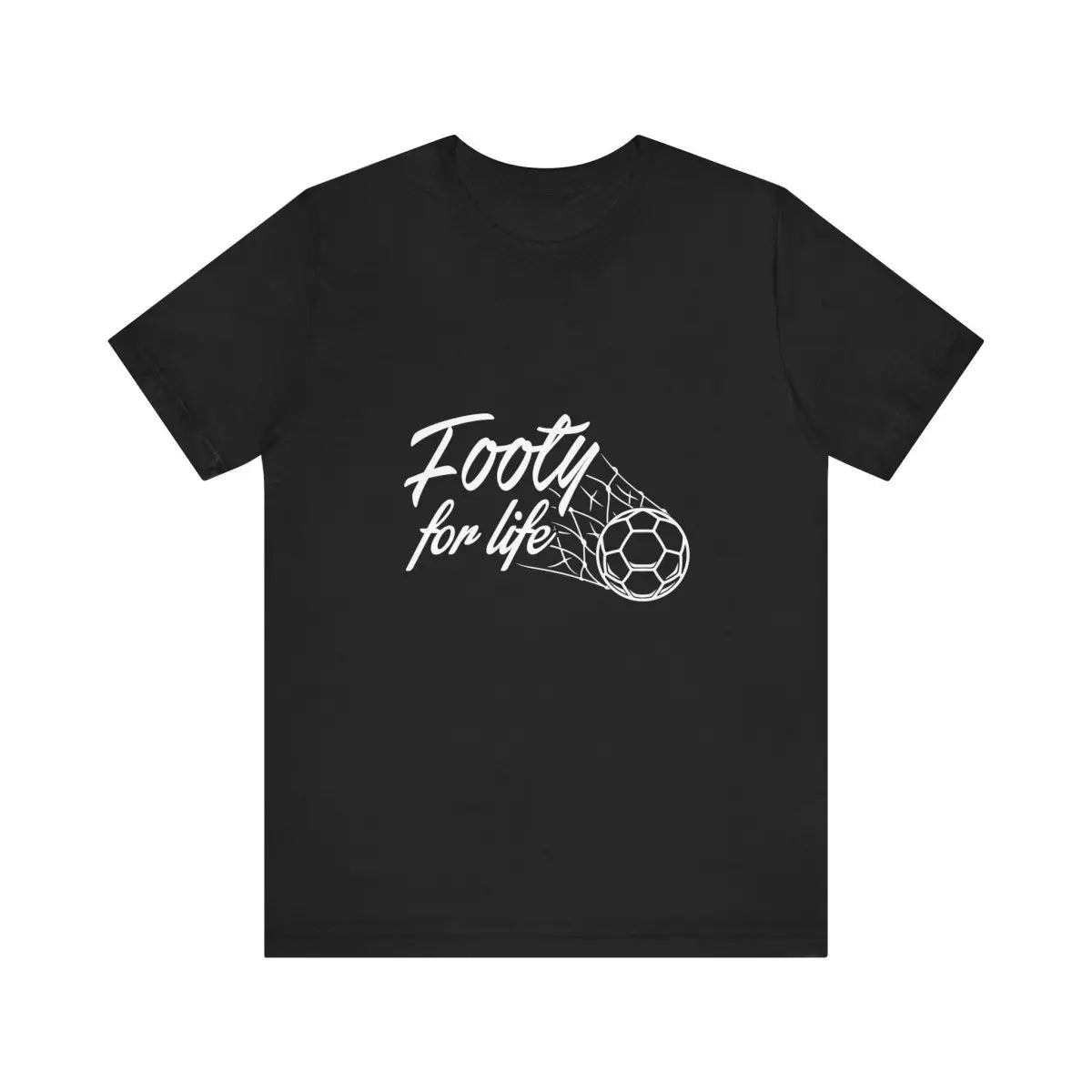 "Footy For Life" Jersey Short Sleeve Tee - T-Shirt by Futbol Kingdom