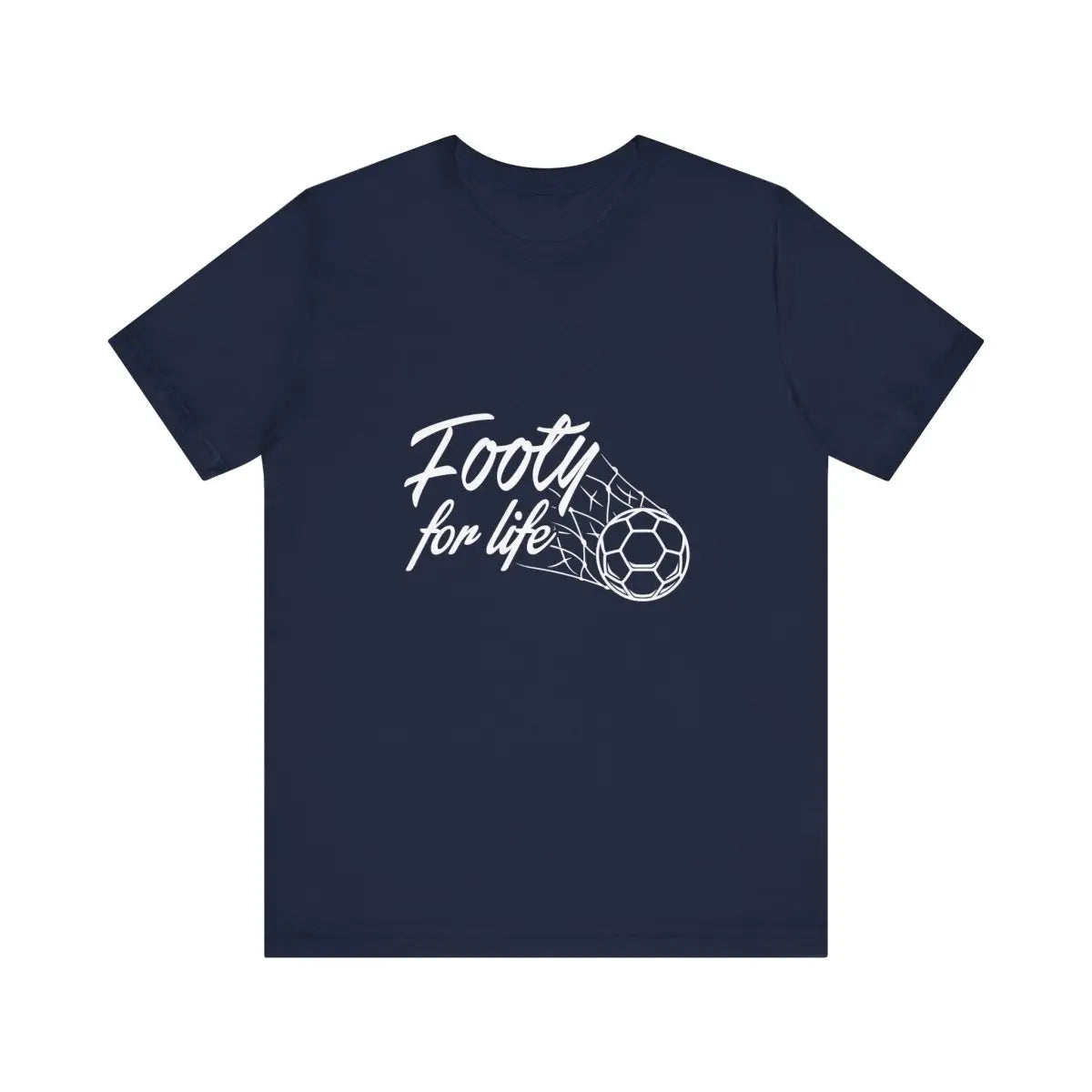"Footy For Life" Jersey Short Sleeve Tee - T-Shirt by Futbol Kingdom