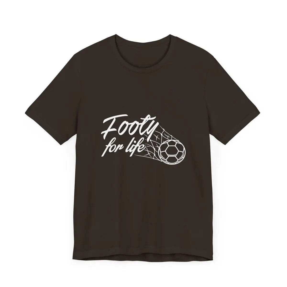 "Footy For Life" Jersey Short Sleeve Tee - T-Shirt by Futbol Kingdom