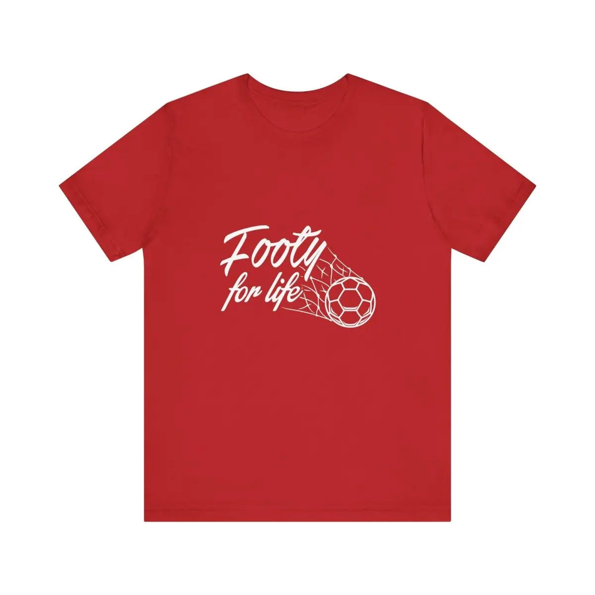 "Footy For Life" Jersey Short Sleeve Tee - T-Shirt by Futbol Kingdom