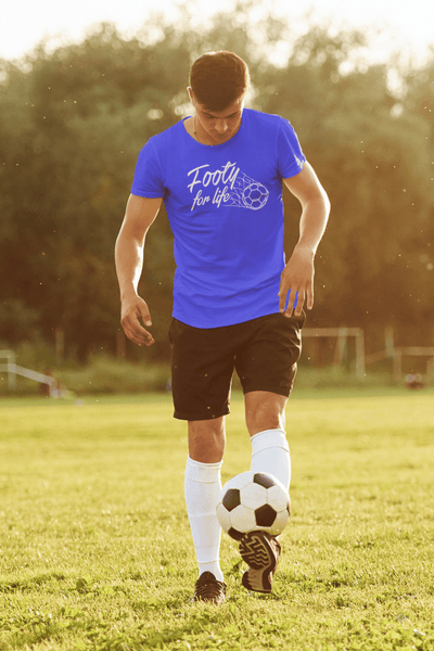 "Footy For Life" Jersey Short Sleeve Tee - Futbolkingdom