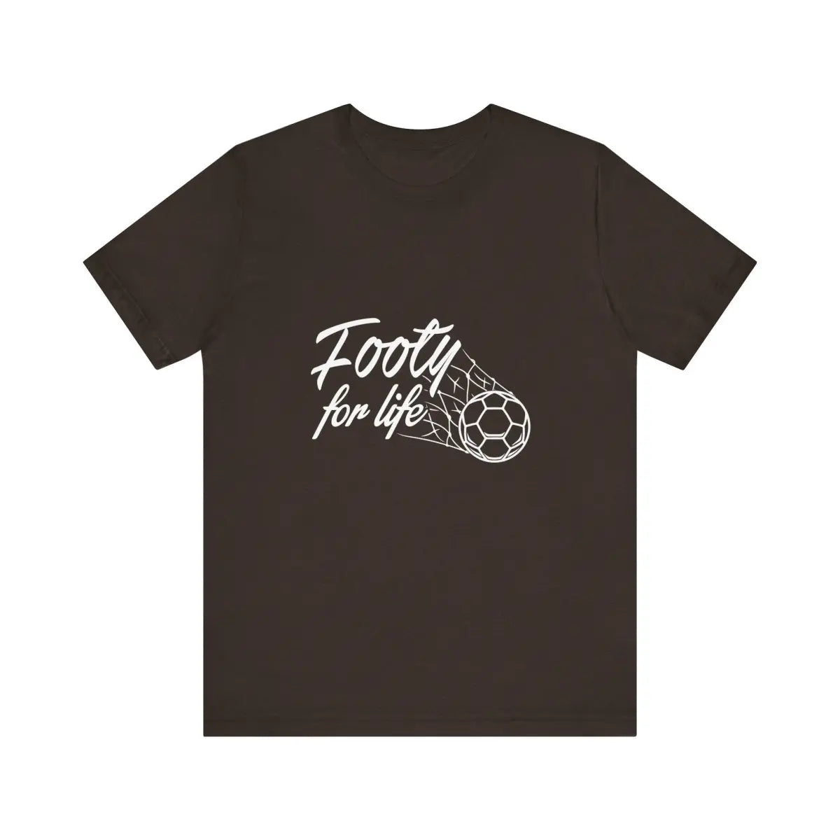 "Footy For Life" Jersey Short Sleeve Tee - T-Shirt by Futbol Kingdom