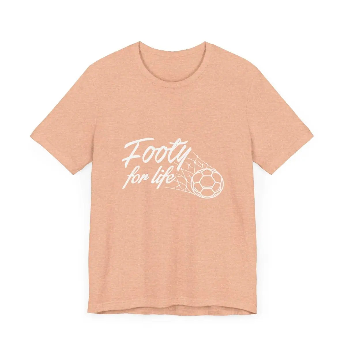 "Footy For Life" Jersey Short Sleeve Tee - T-Shirt by Futbol Kingdom