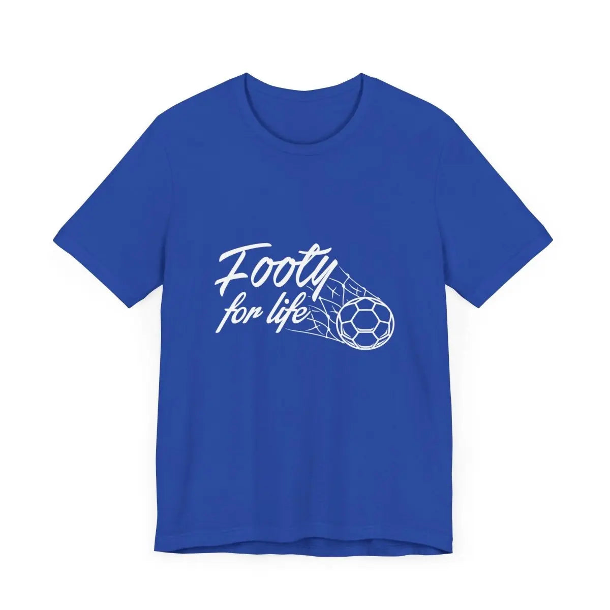 "Footy For Life" Jersey Short Sleeve Tee - T-Shirt by Futbol Kingdom