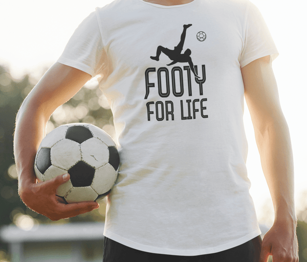 Men's Footy For Life Jersey Short Sleeve Tee - Futbolkingdom