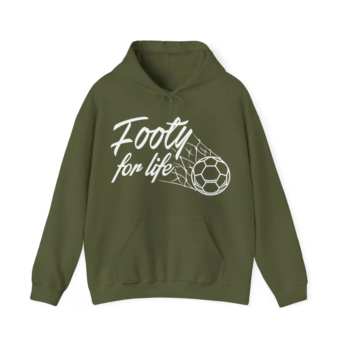 Footy For Life Heavy Blend™ Hooded Sweatshirt - Hoodie by Futbol Kingdom