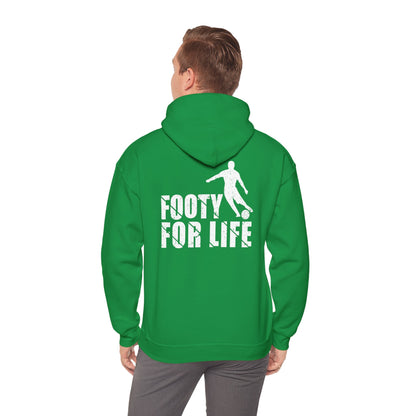 "Footy For Life" Heavy Blend™ Hoodie, Hooded Sweatshirt - Futbolkingdom