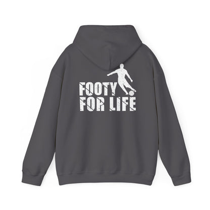 "Footy For Life" Heavy Blend™ Hoodie, Hooded Sweatshirt - Futbolkingdom