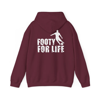 "Footy For Life" Heavy Blend™ Hoodie, Hooded Sweatshirt - Futbolkingdom