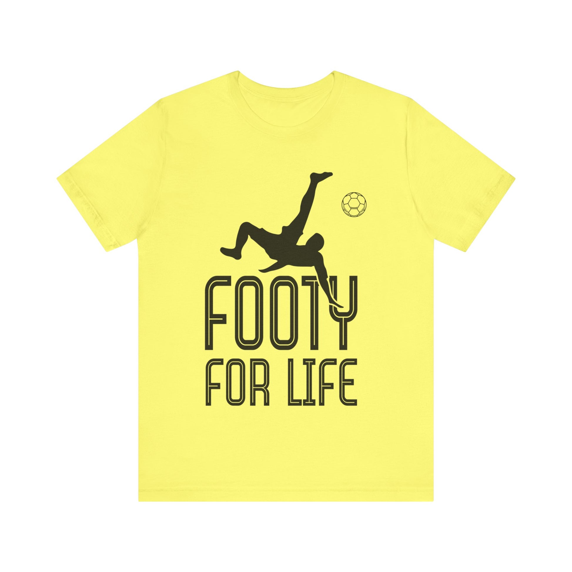 Men's Footy For Life Jersey Short Sleeve Tee - Futbolkingdom