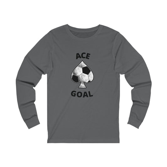 "Ace Goal" Unisex Jersey Long Sleeve Tee - Futbolkingdom