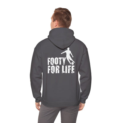 "Footy For Life" Heavy Blend™ Hoodie, Hooded Sweatshirt - Futbolkingdom
