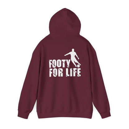 "Footy For Life" Heavy Blend™ Hoodie, Hooded Sweatshirt - Futbolkingdom