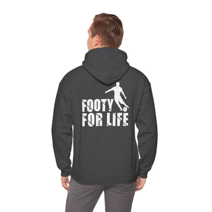 "Footy For Life" Heavy Blend™ Hoodie, Hooded Sweatshirt - Futbolkingdom