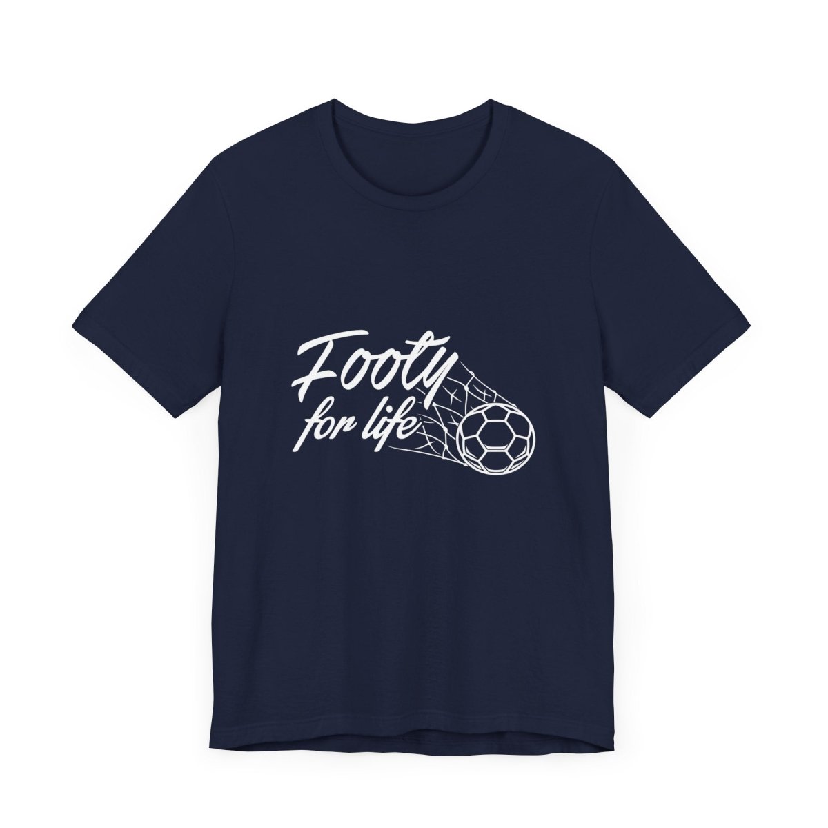 "Footy For Life" Jersey Short Sleeve Tee - Futbolkingdom