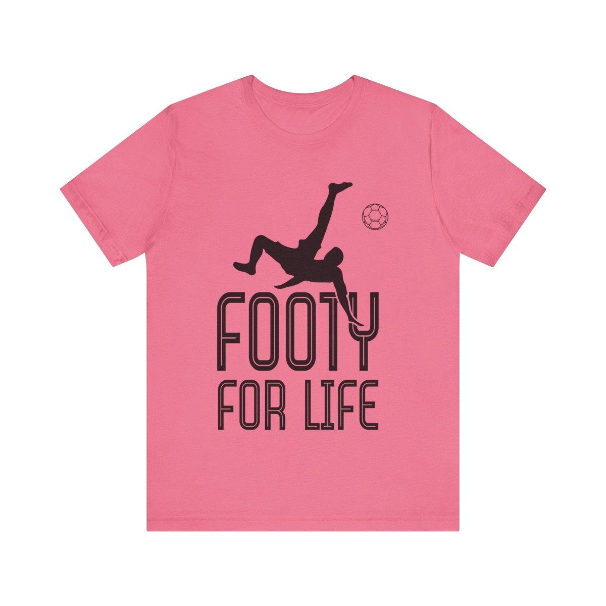 Men's Footy For Life Jersey Short Sleeve Tee - Futbolkingdom