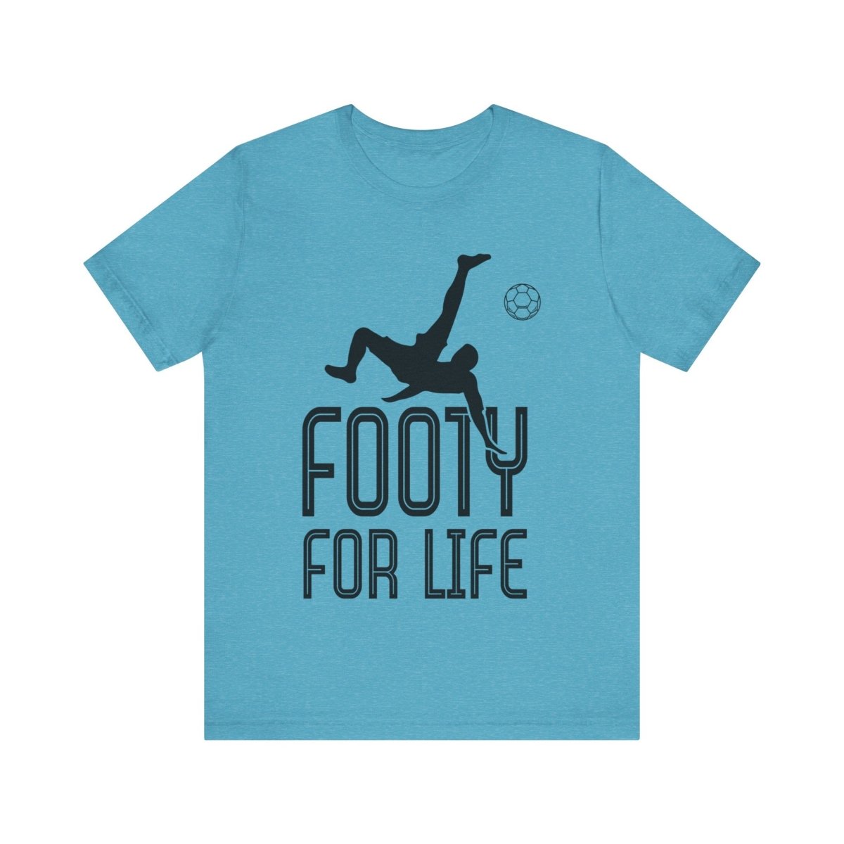 Men's Footy For Life Jersey Short Sleeve Tee - Futbolkingdom