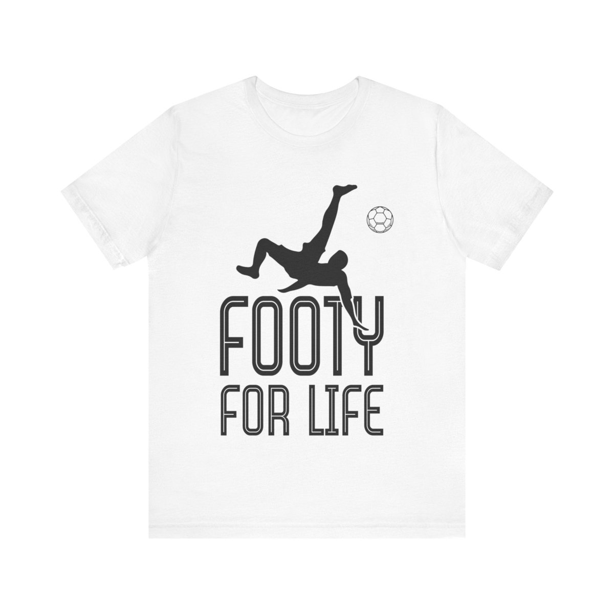 Men's Footy For Life Jersey Short Sleeve Tee - Futbolkingdom