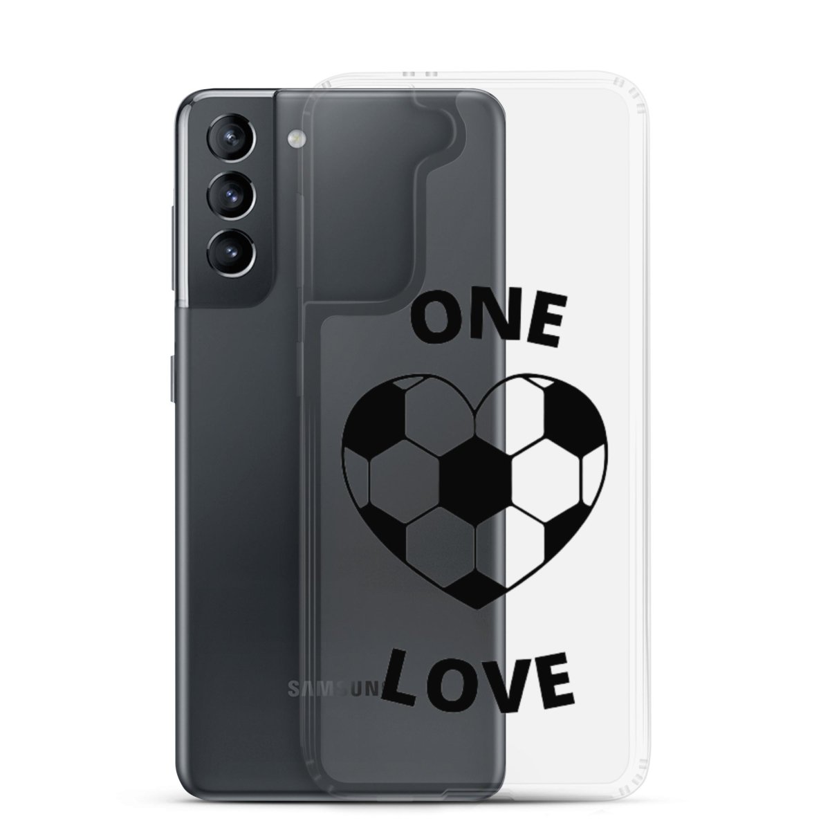 One Love Clear Case for Samsung® - Futbolkingdom