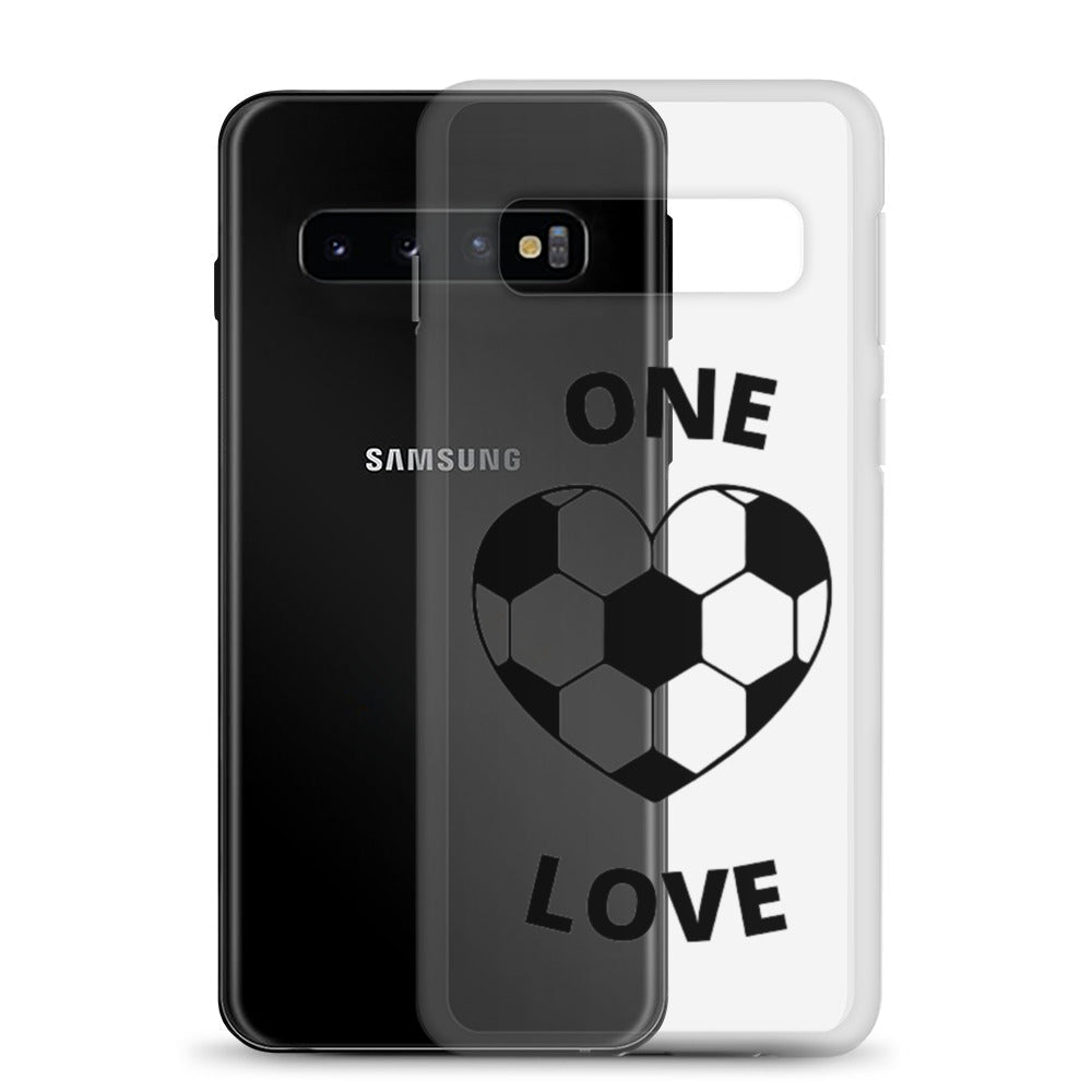 One Love Clear Case for Samsung® - Futbolkingdom