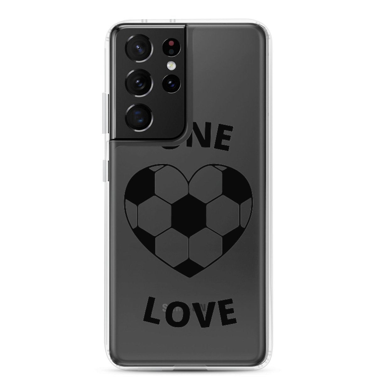 One Love Clear Case for Samsung® - Futbolkingdom