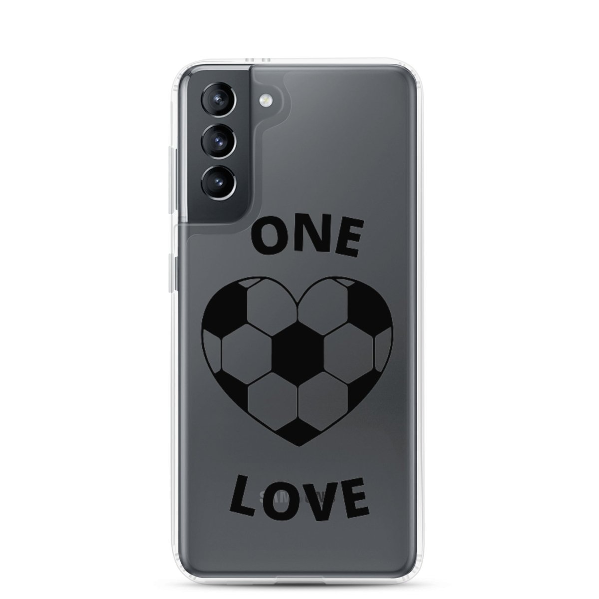 One Love Clear Case for Samsung® - Futbolkingdom