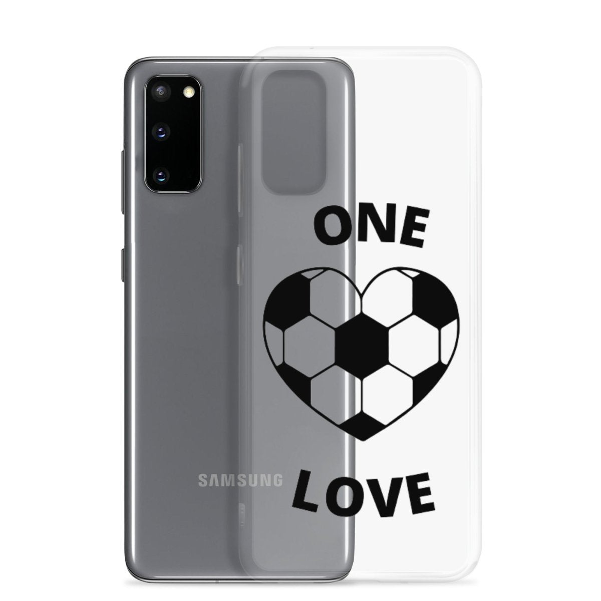 One Love Clear Case for Samsung® - Futbolkingdom