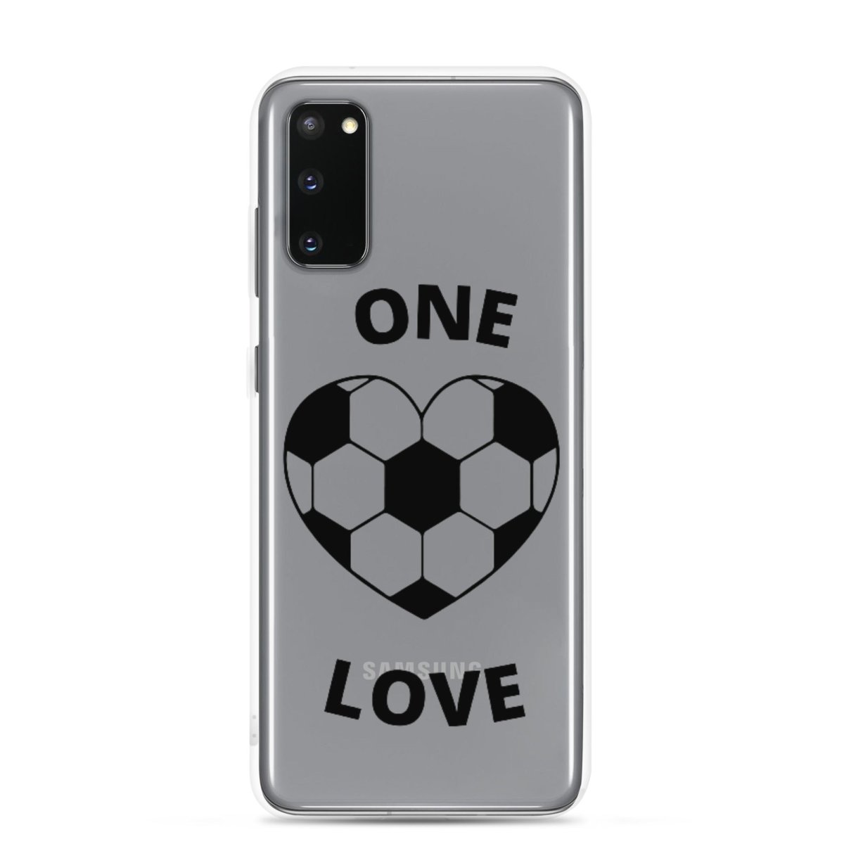 One Love Clear Case for Samsung® - Futbolkingdom