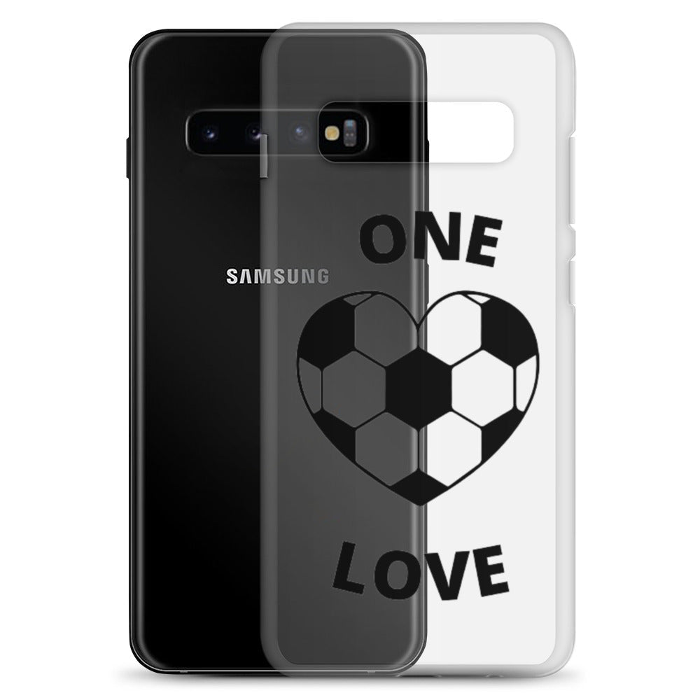 One Love Clear Case for Samsung® - Futbolkingdom