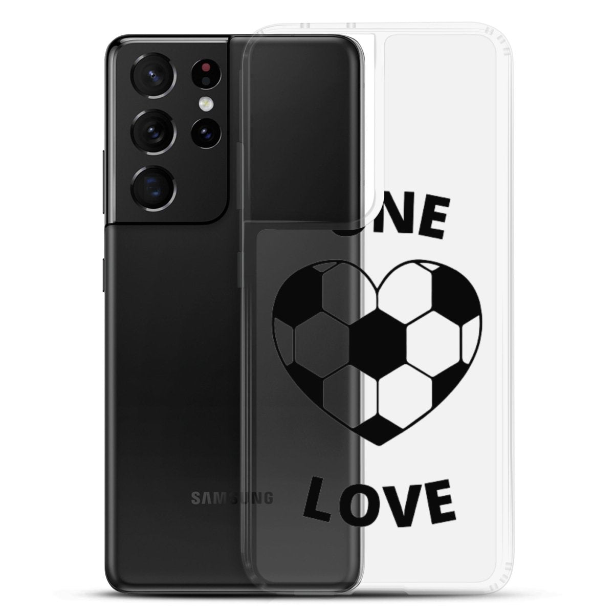 One Love Clear Case for Samsung® - Futbolkingdom