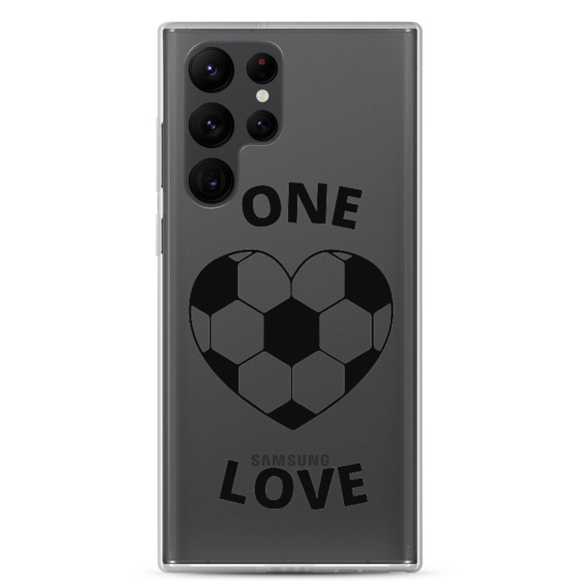 One Love Clear Case for Samsung® - Futbolkingdom