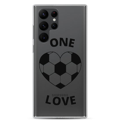 One Love Clear Case for Samsung® - Futbolkingdom