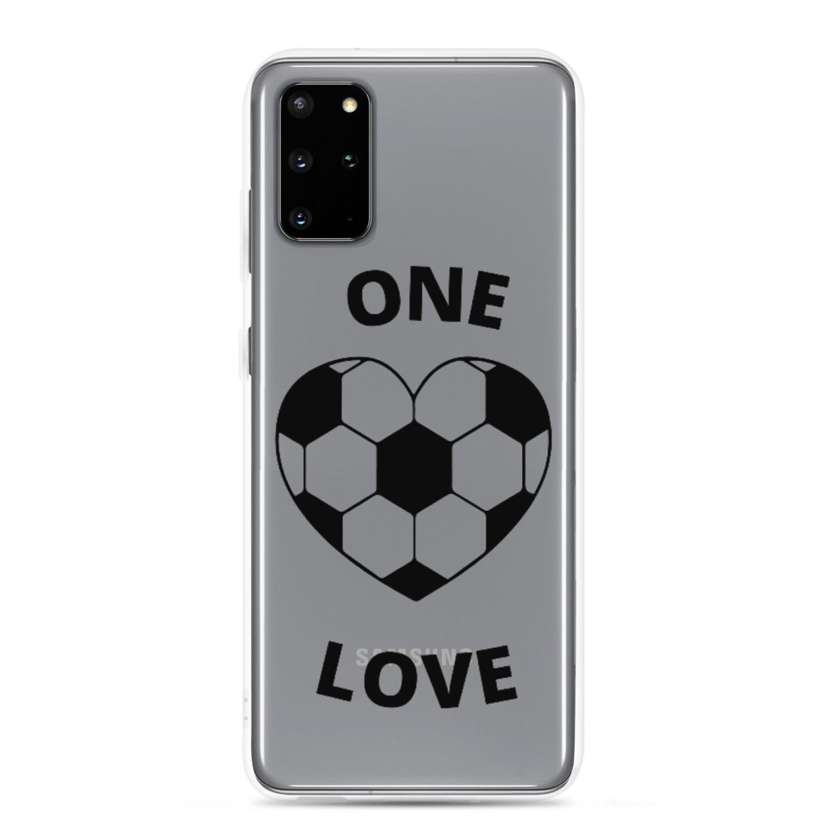 One Love Clear Case for Samsung® - Futbolkingdom