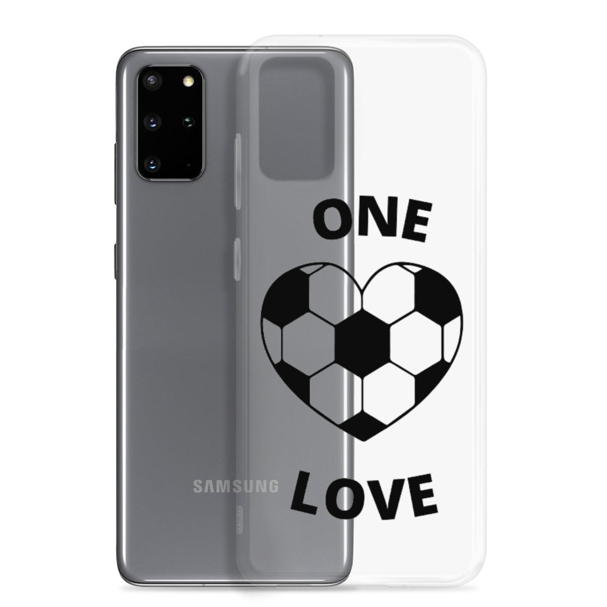 One Love Clear Case for Samsung® - Futbolkingdom