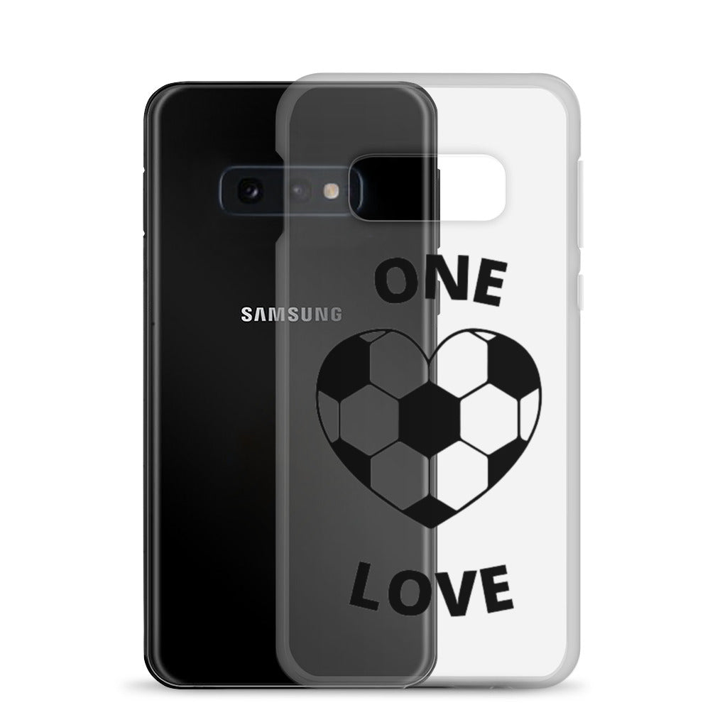 One Love Clear Case for Samsung® - Futbolkingdom